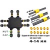 Sucre Auxiliary ® 24A 450V 8 Way Large Box IP68