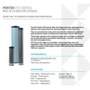 Pentair Pentek PCF1-10MB Deionization Water Filter, 10-Inch, Mixed Bed Deionization