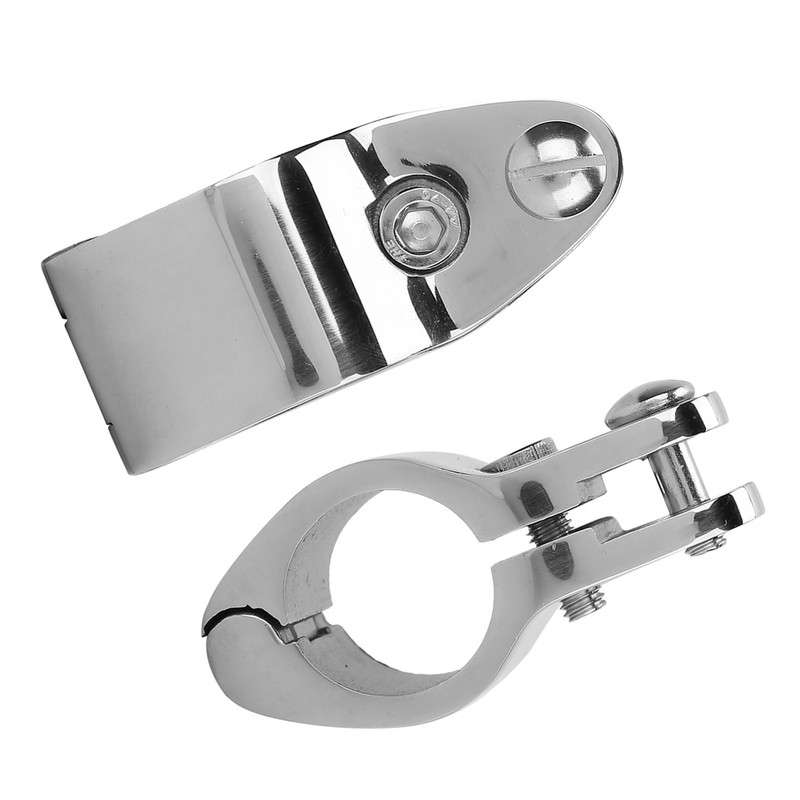2pcs Stainless Steel Boat Marine Hinged Upper Jaw Slide Hardware