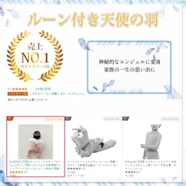 LIKENNY Angel Wings Half Birthday Baby Newborn Cute Angel Costume Sleeping Art Hair Band Angel Set Newborn Photography Props Stage Photography (White)