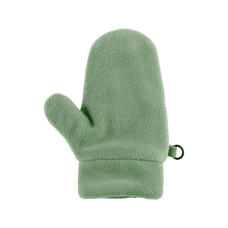 Sterntaler Unisex Ocs Beanie Melange with Ties Glove, Stone Green