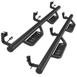 TAC Running Boards Compatible with 2009-2018 RAM 1500 Crew Cab | 2019-2023 RAM 1500 Classic | 2010-2024 RAM 2500/3500 Crew Cab | 4" Drop Side Steps Nerf Bars| Pickup Truck Accessories