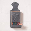 Irvin's Country Tinware Match Box in Antique Tin