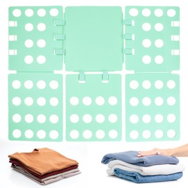 Dokpav Doblador De Playeras Ropa Camisas, 56 x 70 Cm Dobladora De Camisas Doblador Ropa Tabla Plegable Organizador De Cajone Para Alinear Tu Ropa De Manera, Verde