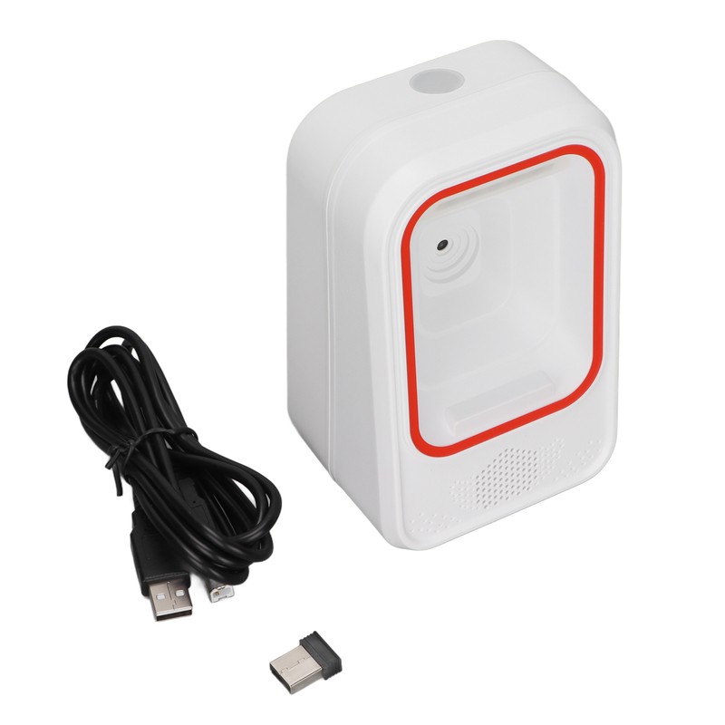 Barcode Scanner 1D 2D 2.4G BT Wired Hands Free Stable