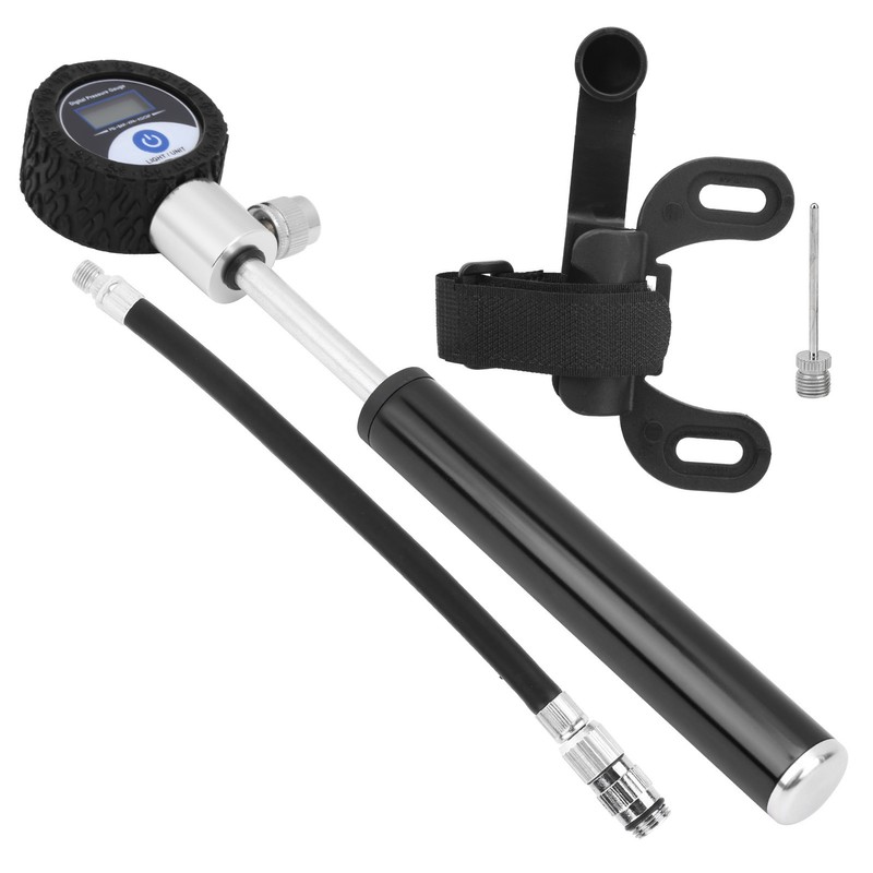 Portable Bicycle Air Pump Manual Tire Inflator 120PSI High Pressure