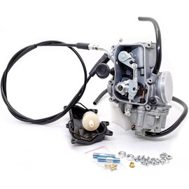 Carburetor with Throttle Cable Set for Yamaha Big Bear 350 Kodiak 400 Moto 4 YFM350ER 4x4