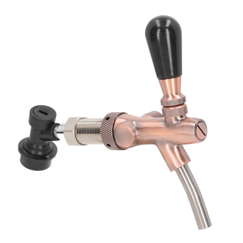 G5/8 Beer Faucet Brass Stainless Steel Beer Tap Adjustable Beer
