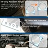 CAROTUPY 5" Heavy Duty Exhaust Clamp With Hanger, Exhaust Pipe