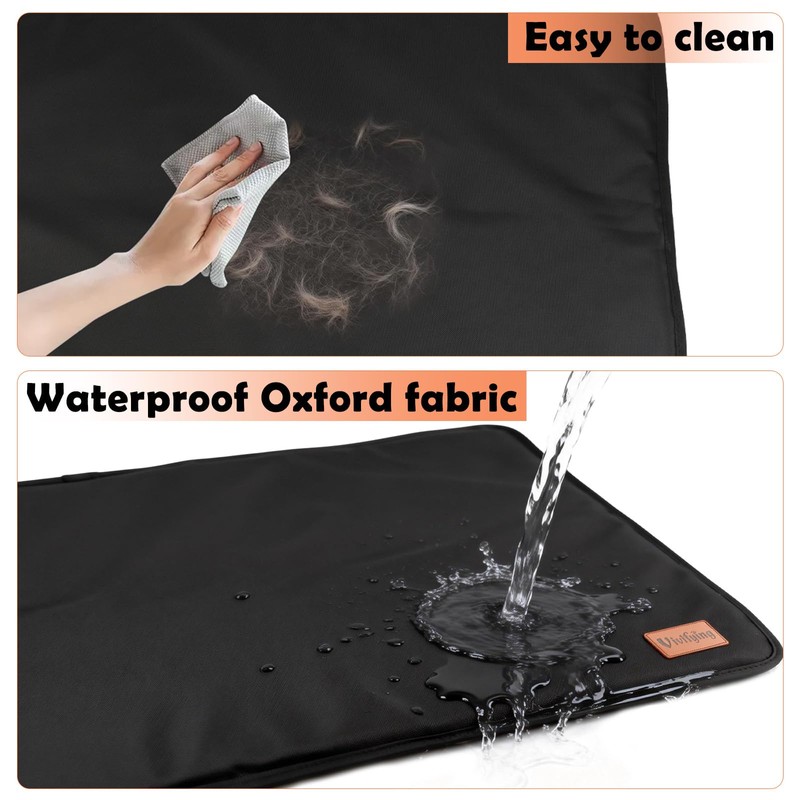 Vivifying Chew Proof Dog Bed for Aggressive Chewers, Waterproof Crate