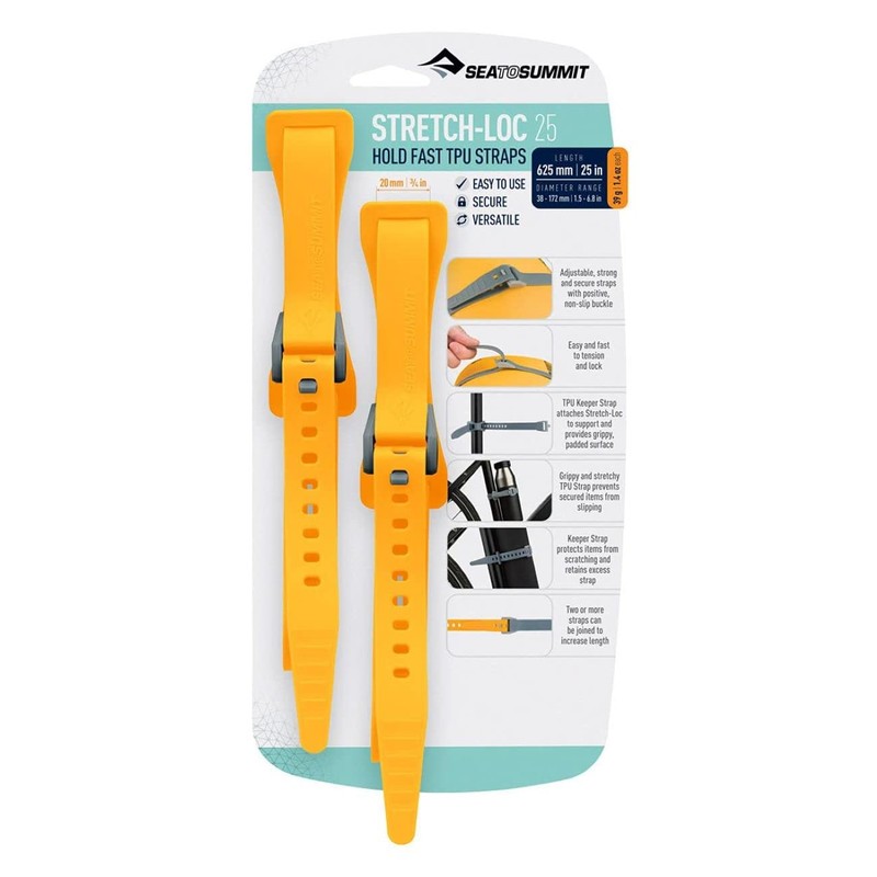 Sea To Summit Stretchloc 25 20mm X 625mm 2 Pack