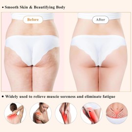 BrandedBranded 7-in-1 Wood Therapy Massage Tools Lymphatic Drainage Massager for Muscle Pain Re