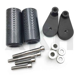 SMT-No Cut Frame Slider Crash Protector Compatible With 2007 2008 Yzf R1 Yzf-R1 Carbon [B00RUEBR9C]