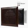 HVAC OV 6 Inch Fit - Brown Plastic Vent Cover