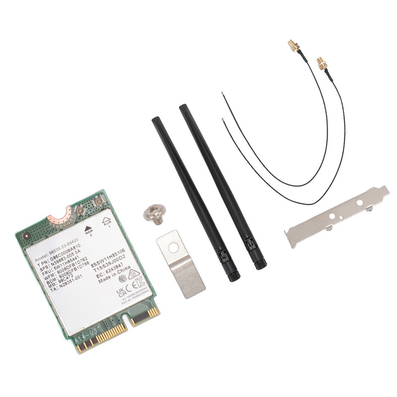 WiFi 7 Card 2.4G 574Mbps 5G 2400Mbps 6G 5800Mbps BT