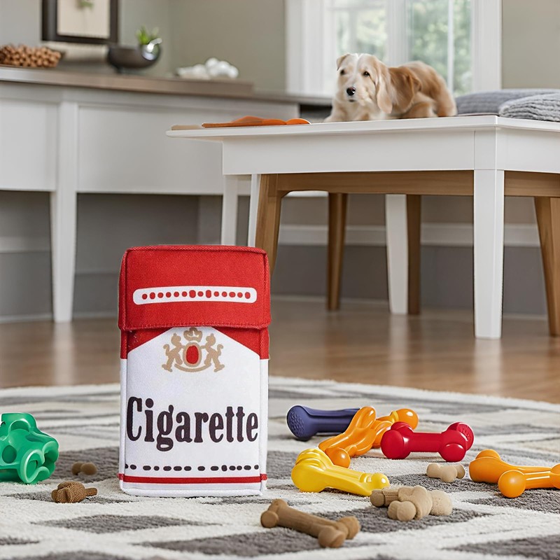 Half Forest 4 Stück Hundespielzeug Zigarette Interaktives Hundespielzeug Lustige Zigarettenform