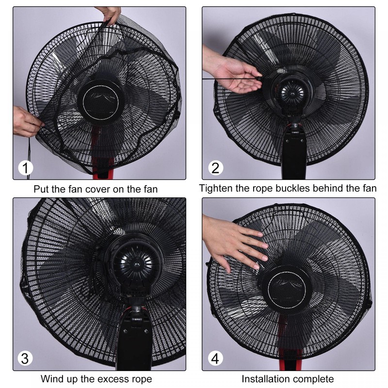sourcing map Electric Fan Dust Cover 18 Inch Washable Dustproof