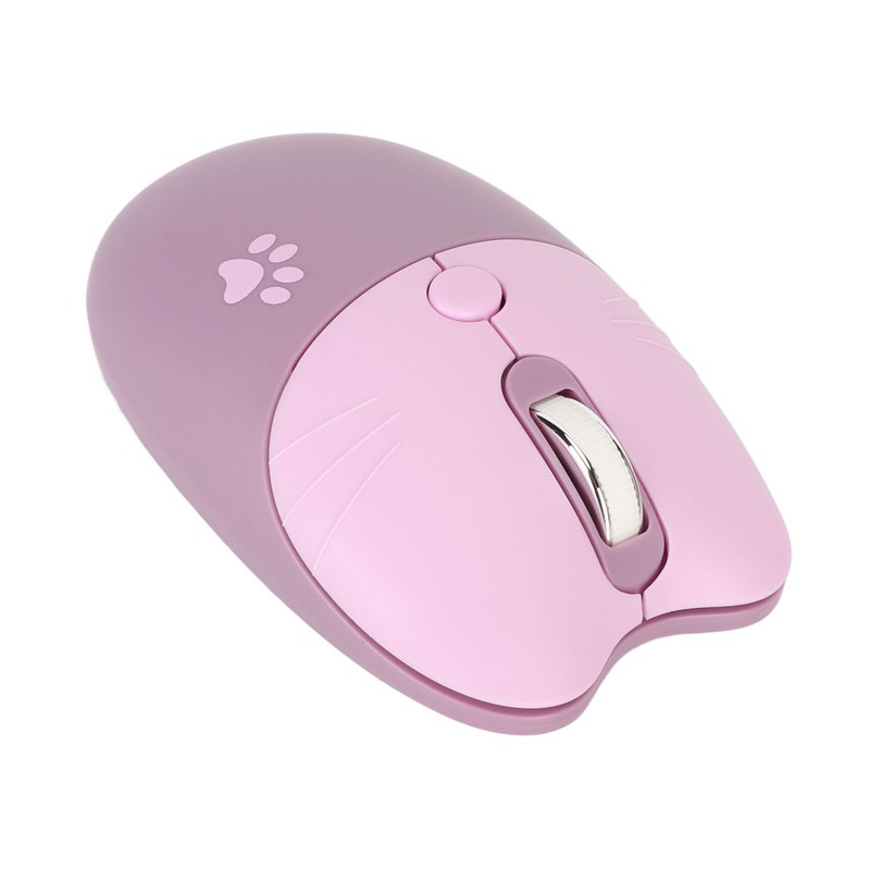 2.4G Cat Wireless Mouse Mute USB Receiver Cute Portable 3