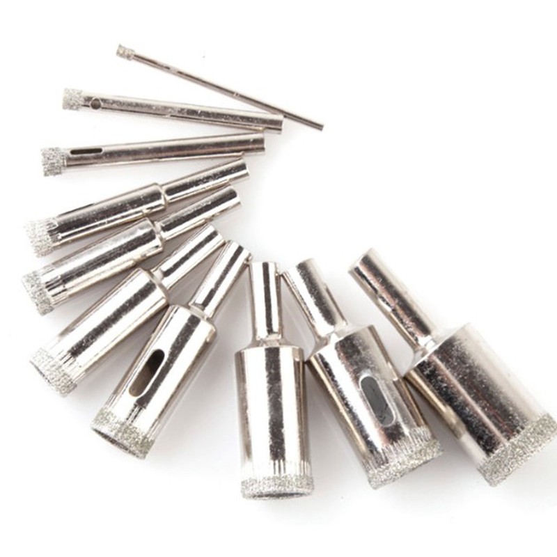 15Pcs Marble Hole Opener Stainless Steel Incisive Marble Drill Bits