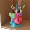 OrganiMax Cute Cartoon Snail – Multifunctional Desktop Storage Organizer, Funny