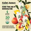Saint James Iced Tea | Original Organic Green Tea |