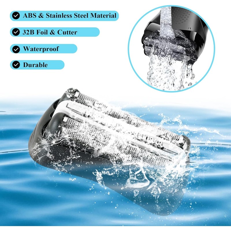 Series 3 32B Replacement Shaver Head, Compatible with S3 Razors