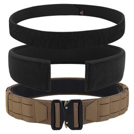 KRYDEX GEAR Tactical Belt 2 Inch with Quick Release Military Heavy Duty Molle Belt Work Belt High Performance Belt for Men