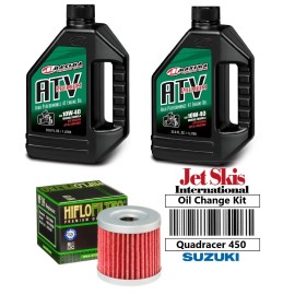 JSI Maxima Oil Kit Suzuki LTR450 Performance Oil Change Kit Tune Up Engine Quadracer 450 Oil Filter