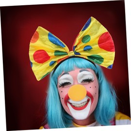 HOMSFOU Hair Bobbles Hair Accessories Headbands Hair Accessories Clown Bow Headdress Party Headband Oversized Accessories Hair Ring