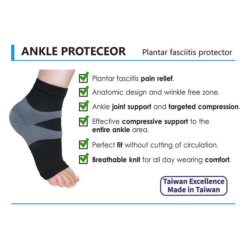 JianiMed - Protector de tobillo - fascitis plantar, soporte de