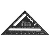 Triangle Ruler 7in Carpenter Square Aluminum 90 Degrees 45 Degrees