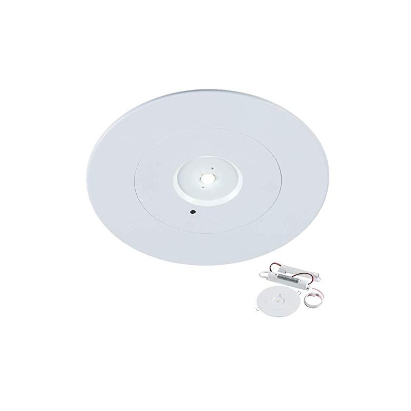 Knightsbridge Emergency Downlight, 3 W, Green,70-130mm