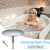 Eupneicu Universal Bath Plug Diameter 70 mm, Rustproof Bath Plug