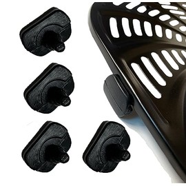 CyHiThai Air Fryer Rubber Feet for Gourmia Air Fryers, Upgraded Air Fryer Silicone Rubber Bumpers Rubber Tabs Rubber Tips Rubber Pieces Rubber Parts for Gourmia 6QT 7QT Air Fryer Tray