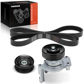 A-Premium Engine Serpentine Belt Drive Kit Compatible with Lexus Cars - LS400 1990 1991 1992 1993 1994-4.0L