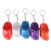 KooingTech 20pcs Silicone Shoe Keychain, 1.4 * 3.0in Mini Croc