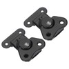 PATIKIL Spring Loaded Small Butterfly Twist Latch 2"x1.5", 2 Pack