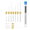 Hailege 10pcs Nozzle Cleaning Needles 0.15 0.2 0.25 0.35 0.4