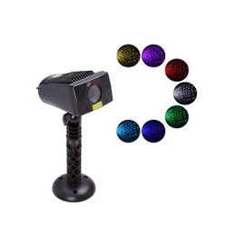 LEDMALL Motion Snow Fall Full Spectrum Star Effects 7 Color White Laser Christmas Lights, and Decorative Lights with Remote Control