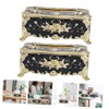 BUGUUYO Box Tissue 2pcs Decorative Tissue Holder Desktop Napkin Organizer