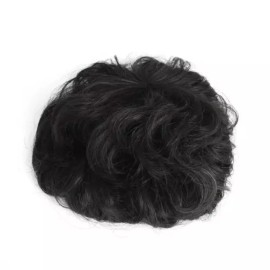 Top Cover 탑커버 정수리가발 검정 웨이브-WFIFAWF Top Cover Synthetic Wig Black Wave-WFIFAWF [Select a product]