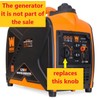 Compatible switch run choke knob for Wen 1250 watts inverter