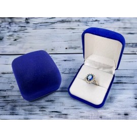 Dtup Anillo Lady Di Princesa Katte Con Estuche Reina Corona Amor