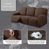 ULTICOR 8-Pieces Recliner Sofa Covers, Jacquared Stretch Couch Covers for