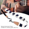 Ukelele Strap Non Drilling Adjustable Cotton Ukulele Belt Double Hook