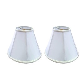 Royal Designs, Inc. DS-18-14WH-2 Empire Designer Lamp Shade, 8 x 14 x 11, White, 2-Pack