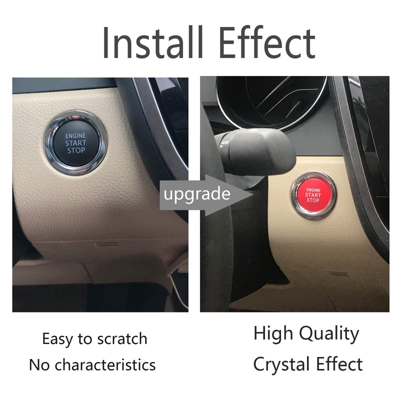 Lanyun Engine Start Stop Push Button Switch Replacement for Tacoma