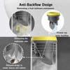 SAMIQU - 2 anillos de cera con válvula de prevención