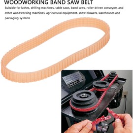 10in Bandsaw Ribbed Drive Belt PE Material Low Noise High Temperature Resistance for Lathes Drilling Machines Table Saws