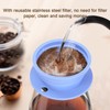 VVGCS Collapsible Paperless Pour Over Coffee Dripper, Single Cup Travel